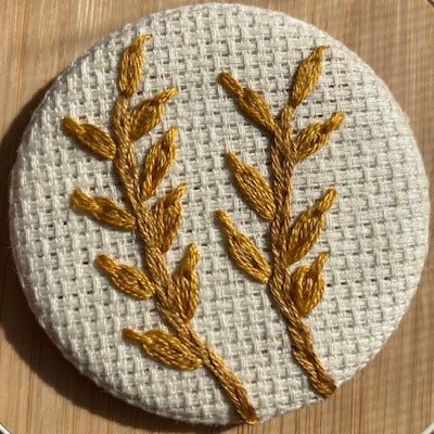 Magnet Fibre Art - Wheat