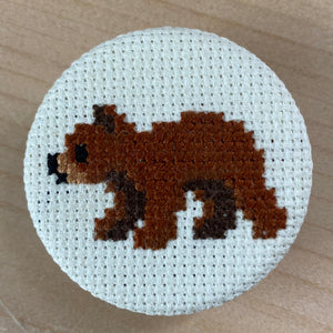 Magnet Fibre Art - Bear