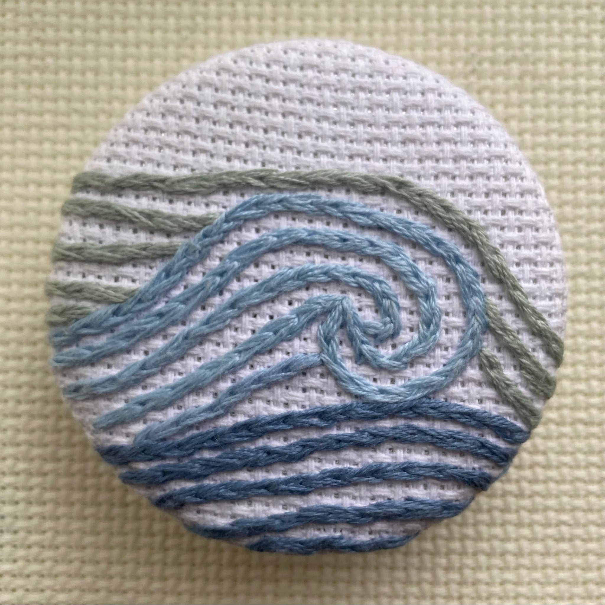 Magnet Fibre Art - Wave