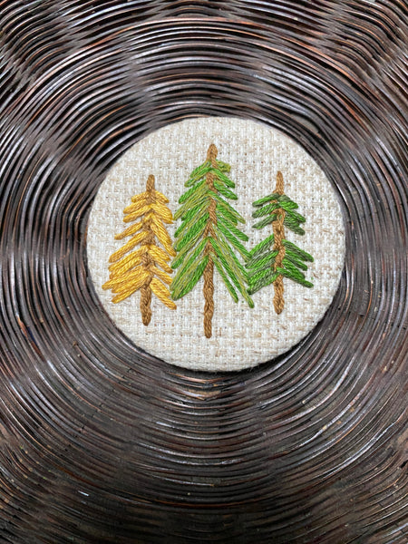 Magnet Fibre Art - Conifers (3)