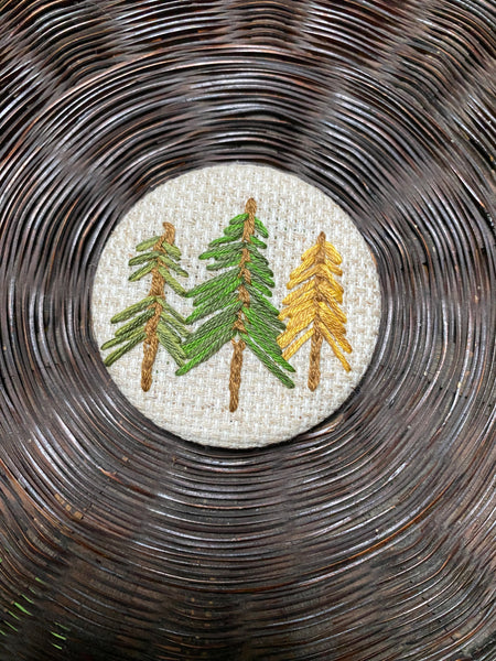 Magnet Fibre Art - Conifers (3)